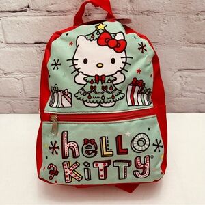 NWT Hello Kitty Holiday Christmas Backpack 10 x 8